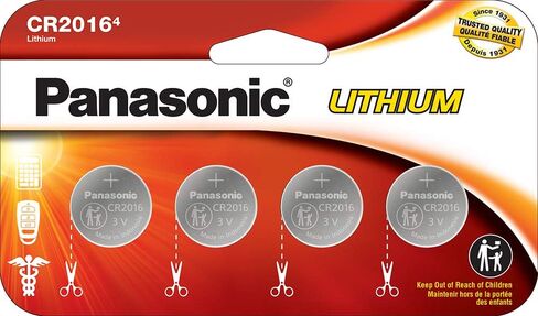 Panasonic CR2032 3.0 Volt Long Lasting Lithium Coin Cell Batteries in Child Resistant, 10 Pack & Lasting Lithium Coin Cell Batteries in Child Resistant, Standards Based Packaging, 10 Pack in Saudi Arabia