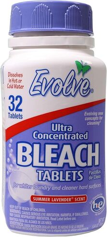 Evolve Concentrated Bleach Tablet 32 ct Fresh Lemon (1 pack) in Kuwait