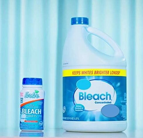 Evolve Concentrated Bleach Tablet 32 ct Fresh Lemon (1 pack) in Kuwait