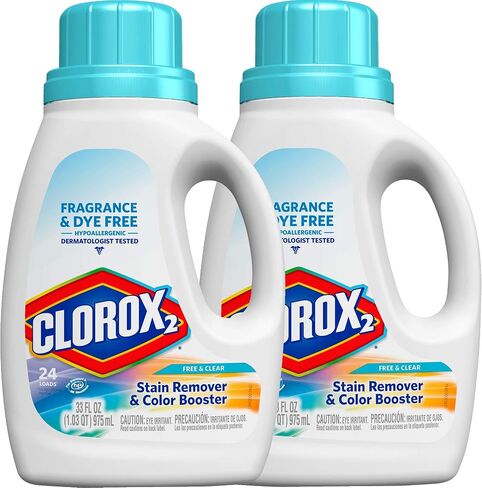 Clorox 2 Liquid Concentrated Color Safe Bleach - Free & Clear - 33 oz - 2 pk in Saudi Arabia