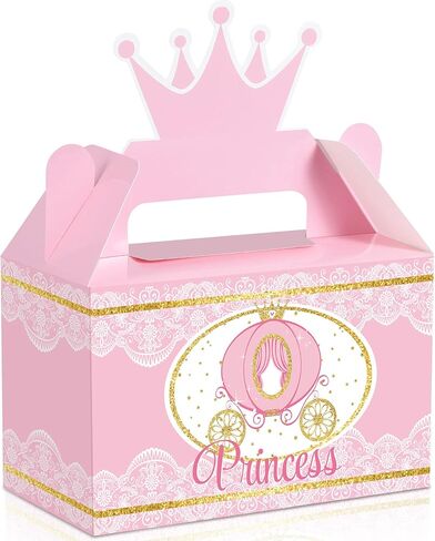 12 قطعة من لوازم تزيين الأميرة الصغيرة تاج الأميرة الصغيرة لمستلزمات حفلات استقبال المولود أو حفلات عيد الميلاد أو صندوق هدايا الأميرة الوردي والذهبي من أوتس in Kuwait