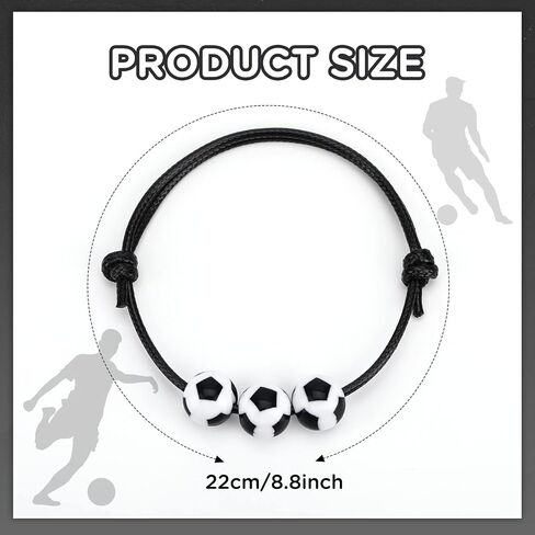 12Pcs Baseball Charm Bracelets Baseball Party Favors Baseball Beads Adjustable Wristbands Sport Baseball Bracelet for Teen Women Men Birthday Party Christmas Holiday Gifts Baseball Favor for Team in Kuwait