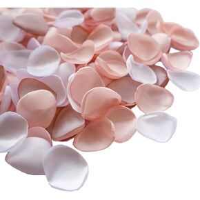 Lookein 300pcs Rose Petals Satin Flower Petals for Wedding Flower Girl Basket Table Centerpieces Aisle Runner Party Confetti Bridal Shower Dinner Wedding Decoration, Champagne Gold in Kuwait