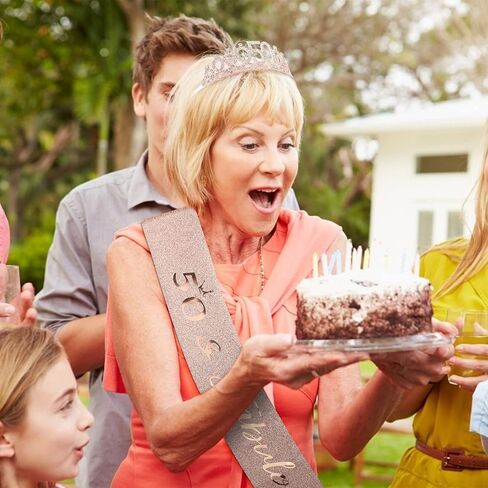 تاج عيد الميلاد الخمسين من CIEHER + 50 وشاح عيد ميلاد رائع + مجموعة دبابيس اللؤلؤ، تاج عيد الميلاد، هدايا عيد الميلاد الخمسين للنساء الأصدقاء، زينة عيد الميلاد الخمسين للنساء، لوازم حفلات عيد الميلاد الخمسين السعيدة in Kuwait