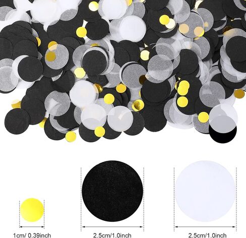 Round Tissue Paper Table Confetti Dots for Wedding Birthday Party Decoration, 1.76 oz (,) in Kuwait