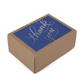 Hallmark Thank You Cards with Envelopes, Navy and Gold Foil (10 Thank You Notes) - 5STZ5022