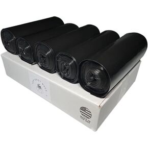 أكياس العقدة العلوية 45 جالون كيس قمامة القمامة 40 × 46 بوصة 1.5 مل أسود 100 عدد بطانة العلبة السائبة 40 جالون 41 جالون 42 جالون 43 جالون 44 جالون صنع في الولايات المتحدة الأمريكية in Kuwait