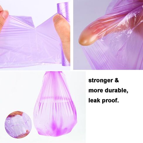 1 Gallon Trash Bags, Extra Small Strong Garbage Bags for Office Home Bathroom Car Desktop Wastebasket Liners, Clear 120 Count in Kuwait