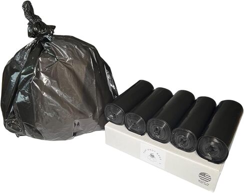 أكياس العقدة العلوية 45 جالون كيس قمامة القمامة 40 × 46 بوصة 1.5 مل أسود 100 عدد بطانة العلبة السائبة 40 جالون 41 جالون 42 جالون 43 جالون 44 جالون صنع في الولايات المتحدة الأمريكية in Kuwait