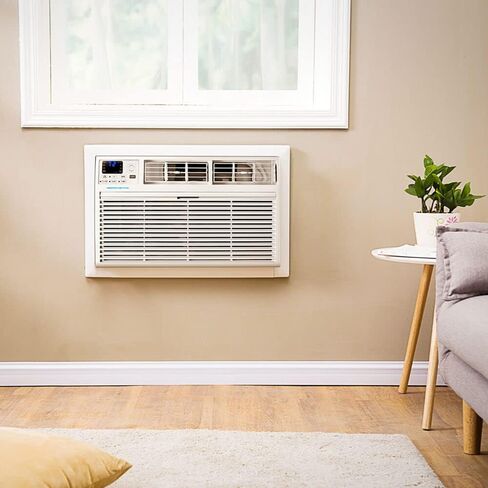 مكيف هواء Emerson Quiet Kool 12,000 BTU 230V Energy Star Smart من خلال الجدار، يبرد الغرف حتى 550 قدم مربع. قدم، مع جهاز تحكم عن بعد، وواي فاي، والتحكم الصوتي، ومؤقت 24 ساعة in Saudi Arabia