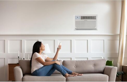 كيستون مكيف هواء وسخان مثبت على الحائط بقدرة 12000 وحدة حرارية بريطانية 230 فولت مع وظيفة إزالة الرطوبة - مجموعة مكيفات هواء وسخان حائطية هادئة مع جهاز تحكم عن بعد للغرف الصغيرة والمتوسطة الحجم التي تصل مساحتها إلى 550 قدمًا مربعًا. in Kuwait