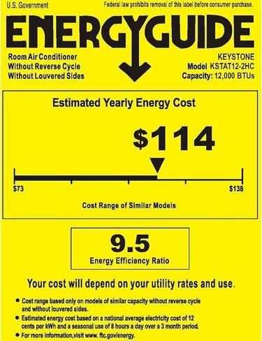 كيستون مكيف هواء وسخان مثبت على الحائط بقدرة 12000 وحدة حرارية بريطانية 230 فولت مع وظيفة إزالة الرطوبة - مجموعة مكيفات هواء وسخان حائطية هادئة مع جهاز تحكم عن بعد للغرف الصغيرة والمتوسطة الحجم التي تصل مساحتها إلى 550 قدمًا مربعًا. in Kuwait
