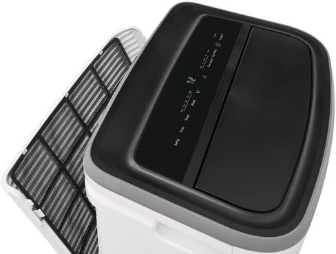 فريجيدير FHPC082AC1 مكيف هواء الغرفة المحمول، 5500 وحدة حرارية بريطانية مع مروحة متعددة السرعات، وضع مزيل الرطوبة، فلتر سهل التنظيف وقابل للغسل، باللون الأبيض in Kuwait