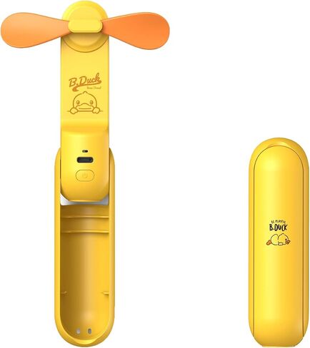 JISULIFE Portable Handheld Fan, Mini Rechargeable Hand Fan, Small Battery Operated 14-21hrs, Personal USB Foldable Fan, Pocket Fan with Power Bank, Flashlight, Gifts for Women/Girls/Friends - Blue in Saudi Arabia