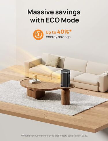 Dreo Space Heater Indoor, Portable Heater with 70°Oscillation, 1500W Electric Heaters with Thermostat, Dreo 4L Smart Humidifiers for Bedroom Home Office in Kuwait
