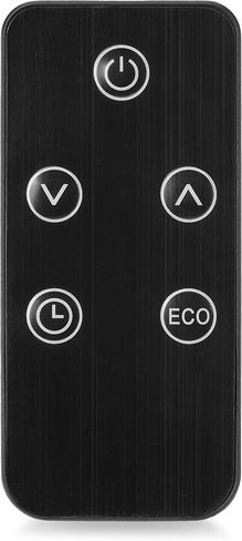 Amazon Basics Portable Radiator Heater with 7 Wavy Fins, Manual Control, Black, 1500W, 13.1 x 26.3 x 9.8 in in Saudi Arabia