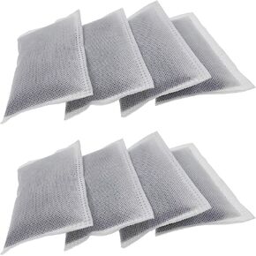 8 Pack Activated Charcoal Odor Absorbing Filter Refill Deodorizer Compatible with iTouchless Trash Cans 8 Gallon and Larger (Large) in Kuwait