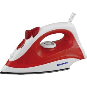 Basic Clothing Iron | Non-Stick | Compact | Spray | Adjustable Steam | Fabric Selector | Swivel Cord | Lightweight | 1200-Watt (Blue)