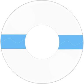 Plastic Covers for Freestyle Libre,Soft Plastic Covers Easy to Apply and Remove (Blue Translucent-Covers ONLY, 2pcs)