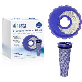 Fette Filter - Small Ball UP15، مجموعة فلتر مكنسة صغيرة متعددة الأرضيات وكرة صغيرة Pro متوافقة مع Dyson. قطع غيار رقم 966444-02 و967276-01. حزمة كومبو in Saudi Arabia