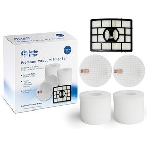 Fette Filter Vacuum Filter Set Compatible with Shark Rotator Powered Lift-Away NV650, NV650W, NV651, NV652, NV750W, NV751, NV752, NV831, NV835. Compare to # XFF650 & XHF650 (1 Hepa 2 Foam) in Saudi Arabia