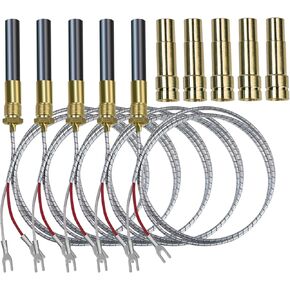 5 قطع 36 بوصة من الألومنيوم ثيرموبيل 750 ميلي فولت ثيرموبيل مع استبدال محول PG9 لمواقد الغاز النار الحرارة، مواقد الغاز جلو سخان المياه الفرن، فرن القلي ثيرموبيل مولد الحرارة in Kuwait