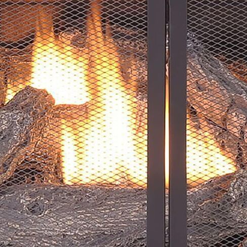 Duluth Forge Dual Fuel Ventless Gas Fireplace Insert - 32,000 BTU, T-Stat Control - Model# FDF400T-ZC-R (Renewed), Black in Saudi Arabia