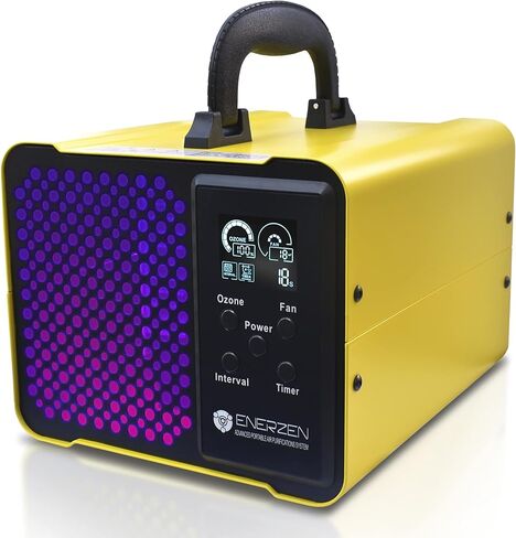 Enerzen O-922D - مولد الأوزون الرقمي لإزالة الروائح - مزيل الروائح الكريهة المؤين للهواء O3 مع إعدادات قابلة للتعديل لأي حجم غرفة in Kuwait