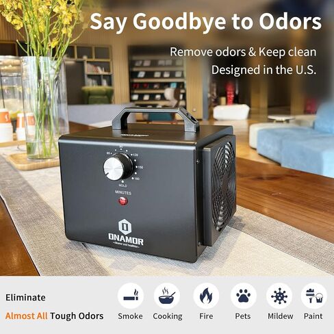 Ozone Generator 15,000mg/h - Ozone Machine ionizer & Industrial O3 Ozone Generator Deodorizer for Home, Smoke, Pet Room, Car. in Saudi Arabia