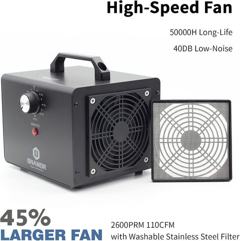 Ozone Generator 15,000mg/h - Ozone Machine ionizer & Industrial O3 Ozone Generator Deodorizer for Home, Smoke, Pet Room, Car. in Saudi Arabia