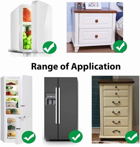 Fridge Lock,Refrigerator Locks,Freezer Lock with Key for Child Safety,Locks to Lock Fridge and Cabinets,White Fridge Lock in Saudi Arabia