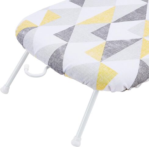 Amazon Basics Tabletop Ironing Board with Folding Legs - Trellis Removable Cover, Chevron, 23.6"L x 7.1"W x 14.3"H in Saudi Arabia