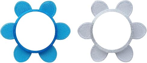 Plastic Covers for Freestyle Libre,Soft Plastic Covers Easy to Apply and Remove (Blue Translucent-Covers ONLY, 2pcs) in Saudi Arabia