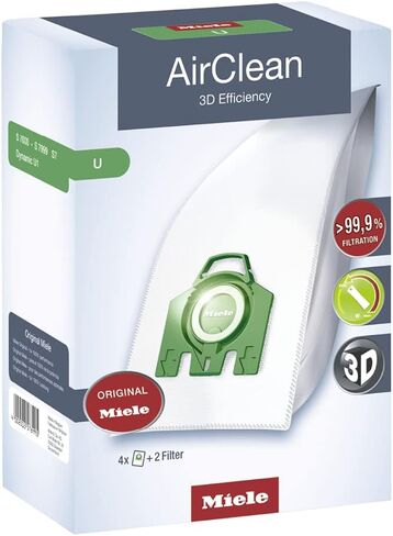 Miele AirClean 3D FJM Vacuum Cleaner Bags, Pack of 4 in Saudi Arabia