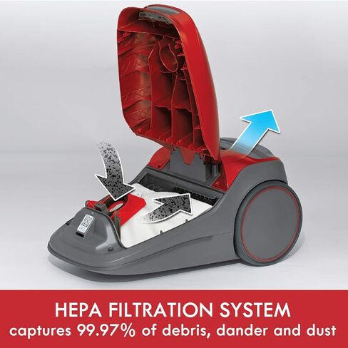 أكياس مكنسة C Q من Kenmore HEPA - أكياس Kenmore and Sears Style Q/C للمكانس الكهربائية الأسطوانية. يناسب أيضًا Kenmore 5055، 50557، 50558. رقم القطعة 20-53292. عبوة من 6 أكياس صناعية ممتازة من هيبا in Kuwait