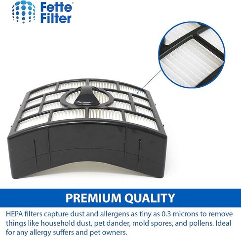 مجموعة فلتر Fette Filter متوافقة مع جهاز رفع القرش الدوار NV650، NV650W، NV651، NV652، NV750W، NV751، NV752، NV831، NV835. قارنه بـ # XFF650 وXHF650 (1 رغوة Hepa 2) in Saudi Arabia