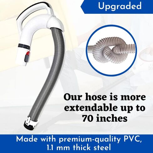 Selgo Upgraded Replacement Hose Handle - Premium Quality Shark OEM Vacuum Cleaner Hose Handle - Shark Navigator Rotator Lift-Away Upright for NV360 Series (Blue) in Saudi Arabia
