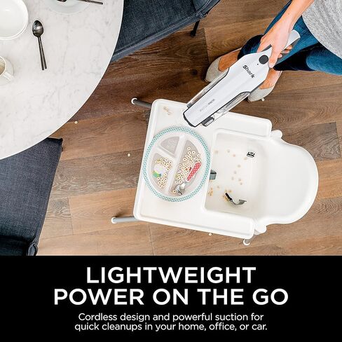 Shark CH964AMZ 2 في 1 نظام Ultracyclone اللاسلكي والمحمول، خفيف الوزن للغاية ومحمول للسيارة والمنزل، فلتر قابل للغسل، كوب غبار XL، أداة شقوق وفرشاة تنظيف، أزرق in Kuwait