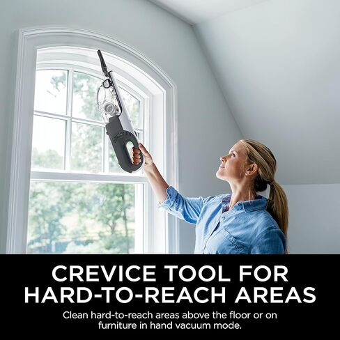 Shark CH964AMZ 2 في 1 نظام Ultracyclone اللاسلكي والمحمول، خفيف الوزن للغاية ومحمول للسيارة والمنزل، فلتر قابل للغسل، كوب غبار XL، أداة شقوق وفرشاة تنظيف، أزرق in Kuwait