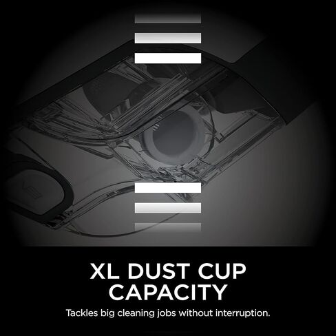 Shark CH964AMZ 2 في 1 نظام Ultracyclone اللاسلكي والمحمول، خفيف الوزن للغاية ومحمول للسيارة والمنزل، فلتر قابل للغسل، كوب غبار XL، أداة شقوق وفرشاة تنظيف، أزرق in Kuwait