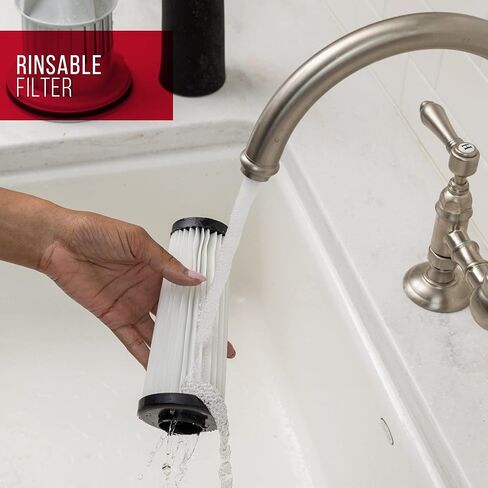 Dirt Devil Endura Lite Bagless Vacuum Cleaner, Small Upright for Carpet and Hard Floor, Lightweight, UD20121PC, Red in Kuwait