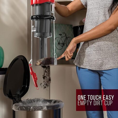 Dirt Devil Endura Lite Bagless Vacuum Cleaner, Small Upright for Carpet and Hard Floor, Lightweight, UD20121PC, Red in Kuwait