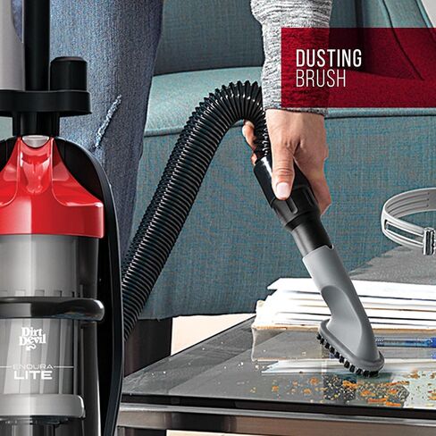 Dirt Devil Endura Lite Bagless Vacuum Cleaner, Small Upright for Carpet and Hard Floor, Lightweight, UD20121PC, Red in Kuwait