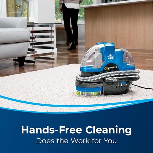 Bissell SpotBot Pet handsfree Spot and Stain Portable Deep Cleaner, Blue, 2117A in Saudi Arabia