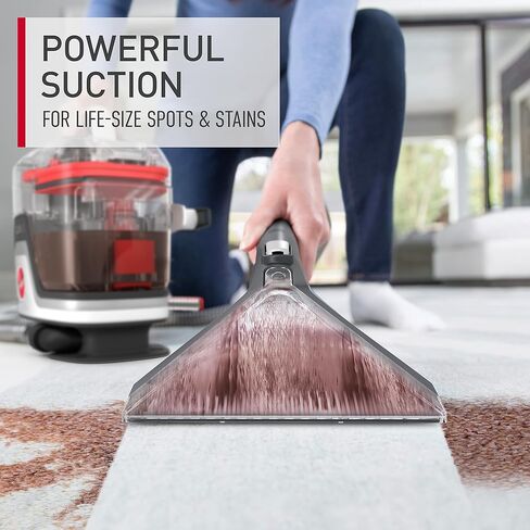Hoover CleanSlate Plus Carpet & Upholstery Spot Cleaner, Stain Remover, Portable, FH14050, White in Kuwait