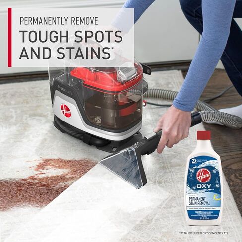 Hoover CleanSlate Plus Carpet & Upholstery Spot Cleaner, Stain Remover, Portable, FH14050, White in Kuwait