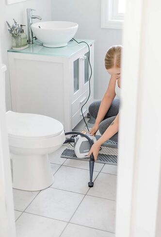 منظف ​​بالبخار محمول باليد من فاليمو VH-ST10 وجهاز بخار متعدد الأغراض للمطابخ والحمامات والسيارات، أبيض in Kuwait