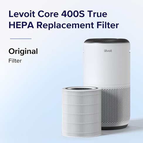فلتر بديل لتنقية الهواء HEPA من LEVOIT Core 400S، Core400S-RF، عبوة واحدة، أبيض in Kuwait