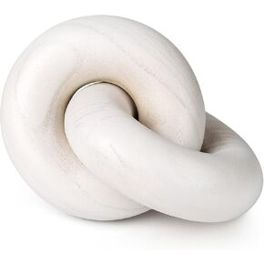 OFIDELITY ديكور عقدة خشبية، 2- وصلة ديكور سلسلة خشبية، ديكور رف مدفأة منزلية ريفية، ديكورات حديثة من خشب بوهو المنحوت يدويًا لغرفة المعيشة، طاولة قهوة المزرعة، رف الكتب، طاولة المكتب in Kuwait