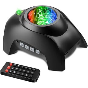 Galaxy Projector, Star Projector Light for Bedroom, Bluetooth Speaker and 8 White Noise, Night Light for Kids Adults Game Room, Home Theater, Ceiling, Christmas, Room Decor